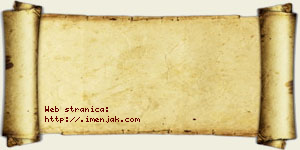 Joakim Veljović vizit kartica